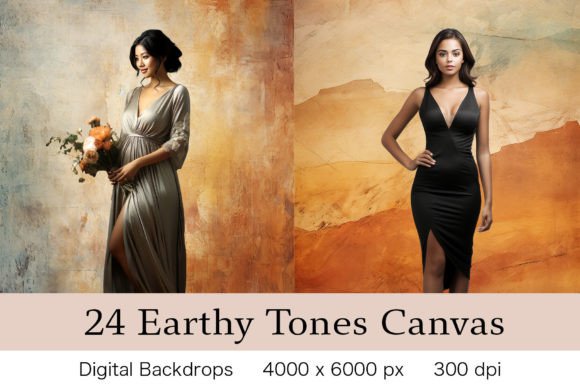 24 Earthy Tones Canvas Backgrounds: A Designer's Natural Toolkit