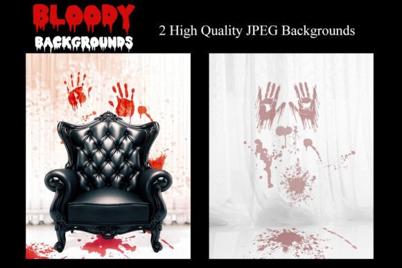 Bloody Backgrounds: 2 High-Quality Digital Backdrops for Striking Photos