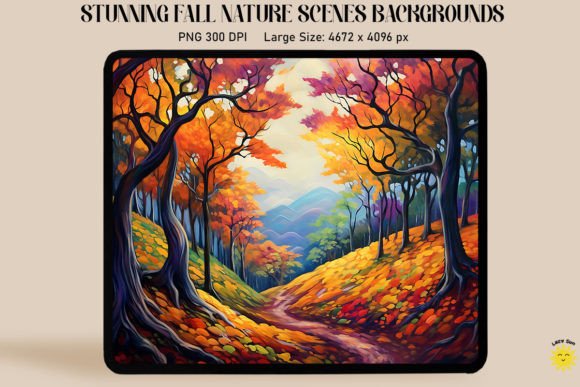 Capture the Essence of Autumn with Colorful Fall Landscape Backgrounds