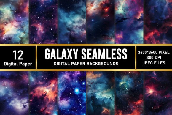 Crafting Stellar Visuals with Galaxy Seamless Backgrounds