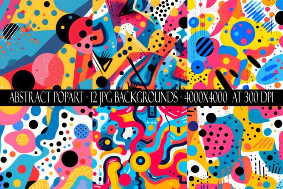 Unleash Your Creative Vision with Abstract Popart Backgrounds