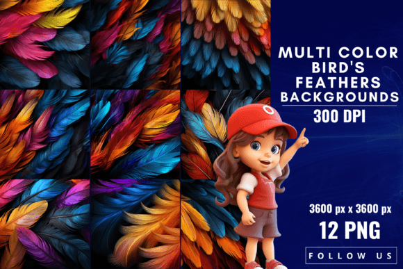 Vibrant Digital Textures: The Power of Multicolor Feathers